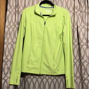 Lime Green Zip Up